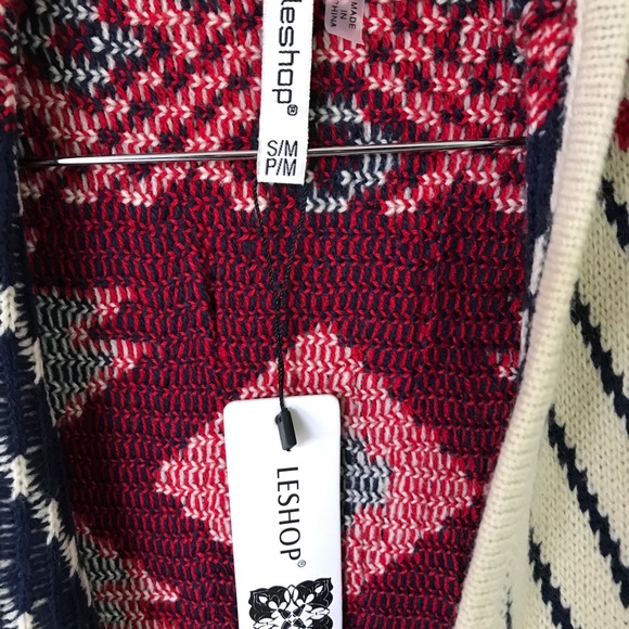 ‼️SOLD‼️ NWT Aztec Cardigan with Pinwheel Sleeves - Picture 6 of 6